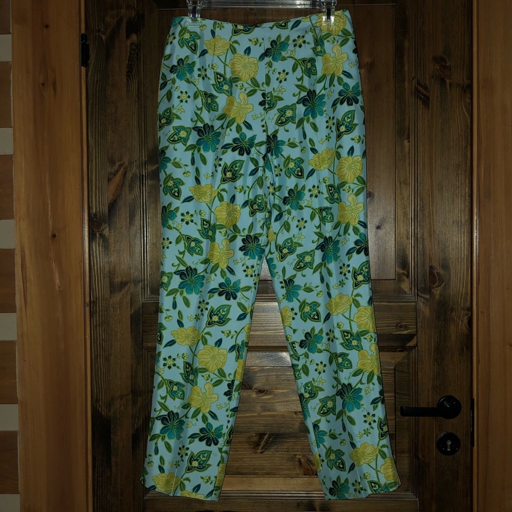 Ann Taylor 100% Silk Ankle & Cropped Pant